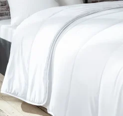Abeil Couette tempérée 220 x 240 cm polyester microfibre blanc 300g/m²