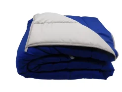 Mortreux Couette tempérée Bleu limoges / Gris perle - 2 personnes 220 x 240 - 12977-9 Outlet