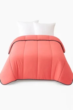 Mortreux Couette Tempérée Corail - 1 Personne 140x200 - Mi Saison -