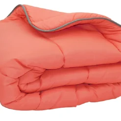 Mortreux Couette Tempérée Corail - 1 Personne 140x200 - Mi Saison -