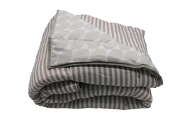 Mortreux Couette Tempérée Geométrique/rayures Beige - 1 Personne 140 x 200 - 12965-11