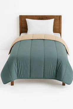 Mortreux Couette tempérée Gris / Taupe - 1 personne 140 x 200 - 14925