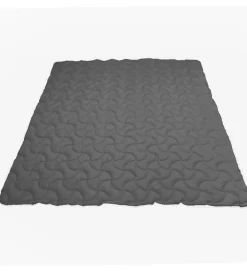 Abeil Couette tempérée Gris et blanc 300g 140 x 200 pour lit 1 place