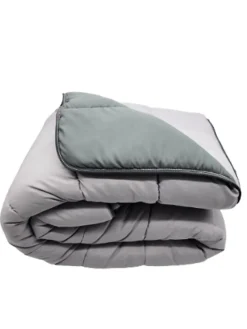 Mortreux Couette Tempérée Gris Foncé/gris Clair - 2 Personnes 220 x 240 - 20727