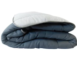Mortreux Couette Tempérée Gris Foncé/gris Clair - 1 Personne 140 x 200 - 20725