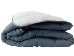 Mortreux Couette Tempérée Gris Foncé/gris Clair - 1 ou 2 Personnes 200 x 200 - 20726 Discount