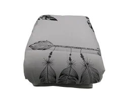 Mortreux Couette tempérée imprimée attrape rêve noir - 1 personne 140 x 200 - 10747 Sale