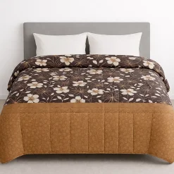 Mortreux Couette tempérée imprimée bouquet - 2 personnes 220 x 240 - mi saison - 20882 Outlet