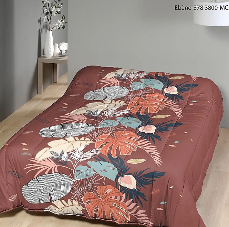 Mortreux Couette Tempérée Imprimée Ebène - 1 Ou 2 Personnes 200 x 200 - 16024 New