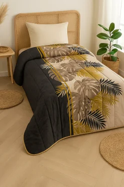 Mortreux Couette Tempérée Imprimée Feuillage - 1 Personne 140x200 - 28790