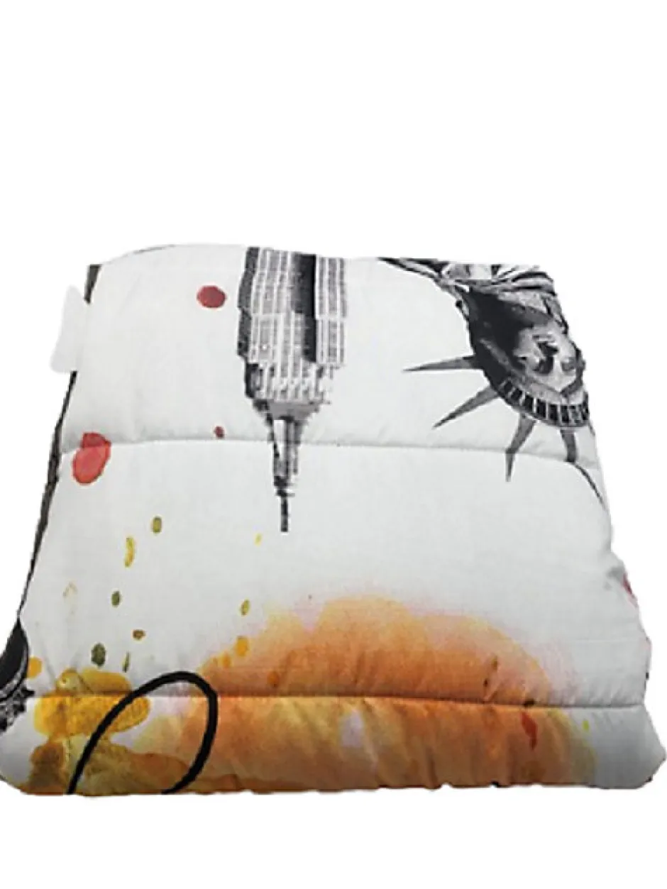 Mortreux Couette Tempérée Imprimée New York Colors - 1 Personne 140 x 200 - 12965-17