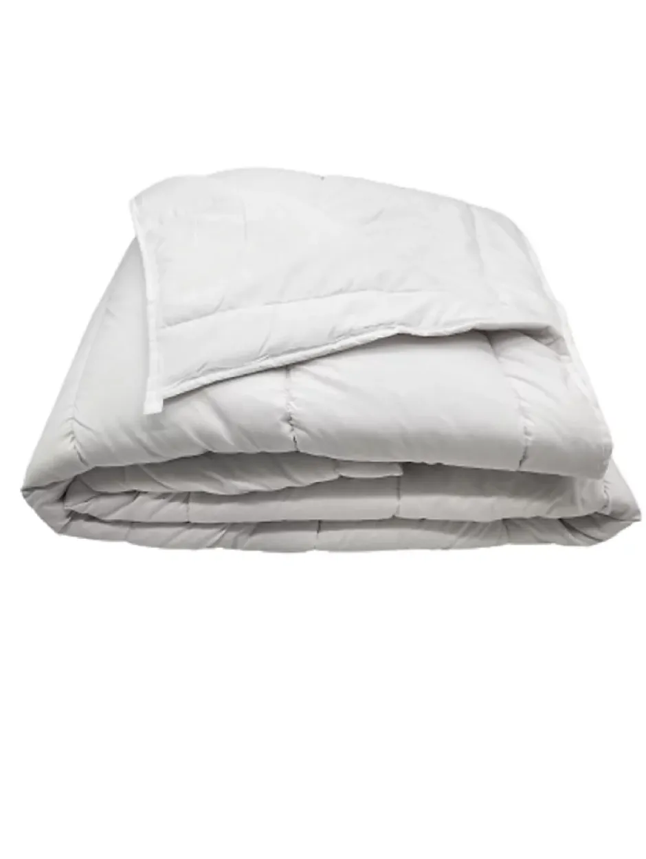 Mortreux Couette tempérée microfibre blanche - 2 personnes 240 x 260 - 16064