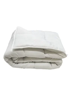 Mortreux Couette tempérée microfibre blanche - 1 personne 140 x 200 - 16061