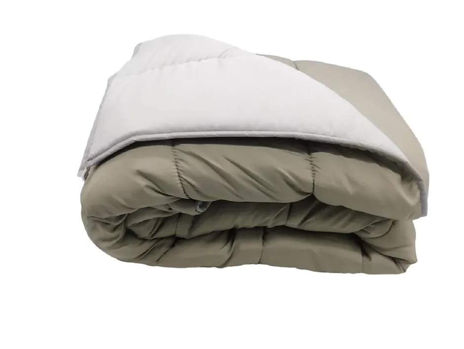 Mortreux Couette tempérée Taupe / Gris perle - 2 personnes 220 x 240 - 12977-10 Best