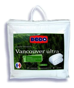 Dodo Couette tempérée Vancouver Ultra - 220 x 240 cm - 300gr/m² - Blanc -