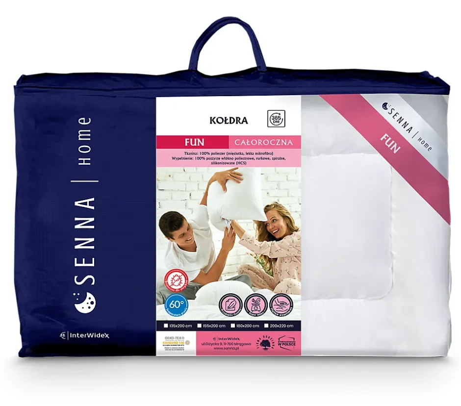 Senna Home Couette toute l'année 135x200 FUN Outlet