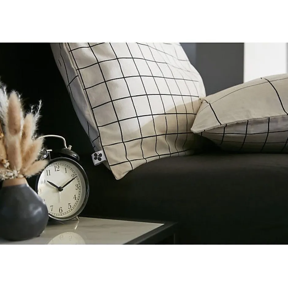 L'Effet Papillon Couette toutes dimensions "Carrie Pampa" Réversible 100% Coton / 57 Fils/cm² - - 240 x 260 cm pour lit King size