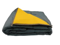 Mortreux Couette ultra légère Gris foncé / Moutarde - 2 personnes 220x240 - 14032-5