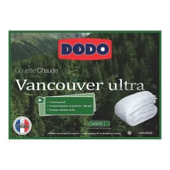 Dodo Couette VANCOUVER - 140x200 cm - Ultra - Fabriqué en France