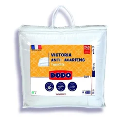 Dodo Couette Victoria 220x240 cm - - temperée - garnissage 100% Polyester - 2 personnes - blanc
