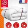 Dodo Couette 240x260 cm CHAMPS DE LIN - Chaude - 450G/m² - Couette 2 personnes -Douce et Chaude -Anti-acariens Antibactériens Online