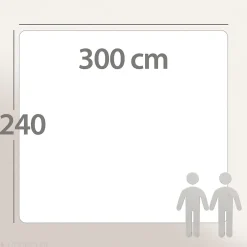 Linnea Couette 300x240 cm été CAP NORD garnissage naturel duvet d'oie 250g/m2 Clearance