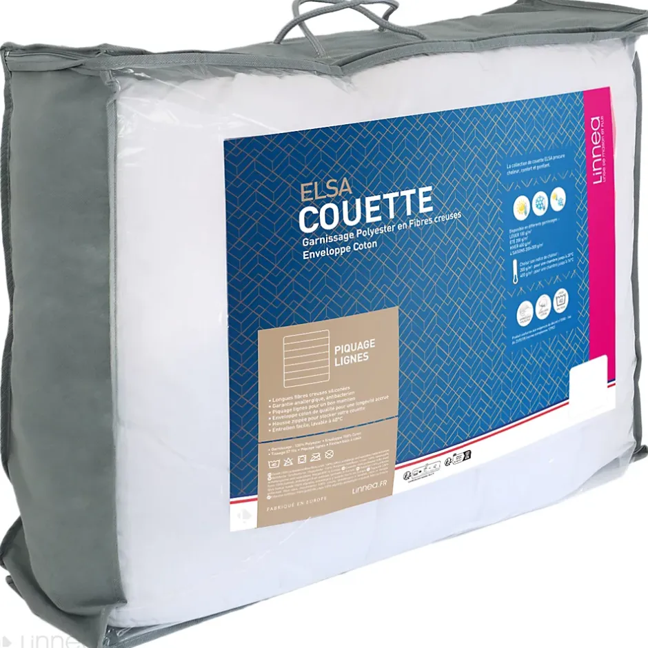 Linnea Couette 260x240 cm été ELSA garnissage fibre polyester 100g/m2 Best