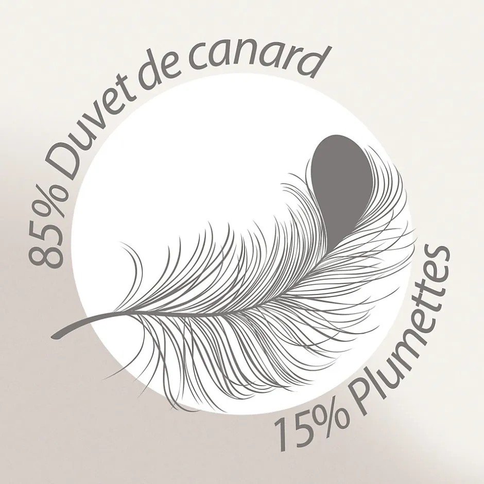 Linnea Couette 140x200 cm été FINLANDE garnissage naturel duvet de canard 180g/m2