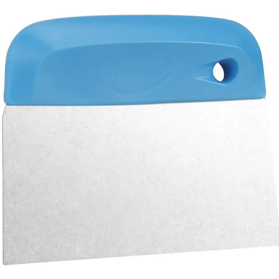 Vikan Coupe-Pâte-Racloir lame en acier inoxydable flexible 146 mm Bleu New