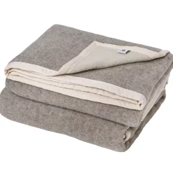 Linnea Couverture 100% pur laine vierge 220x240 cm PASTORALE blanchie Hot