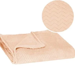 Springos Couverture - - Zigzag - 130 x 180 cm - Polyester - Douce et chaude Outlet