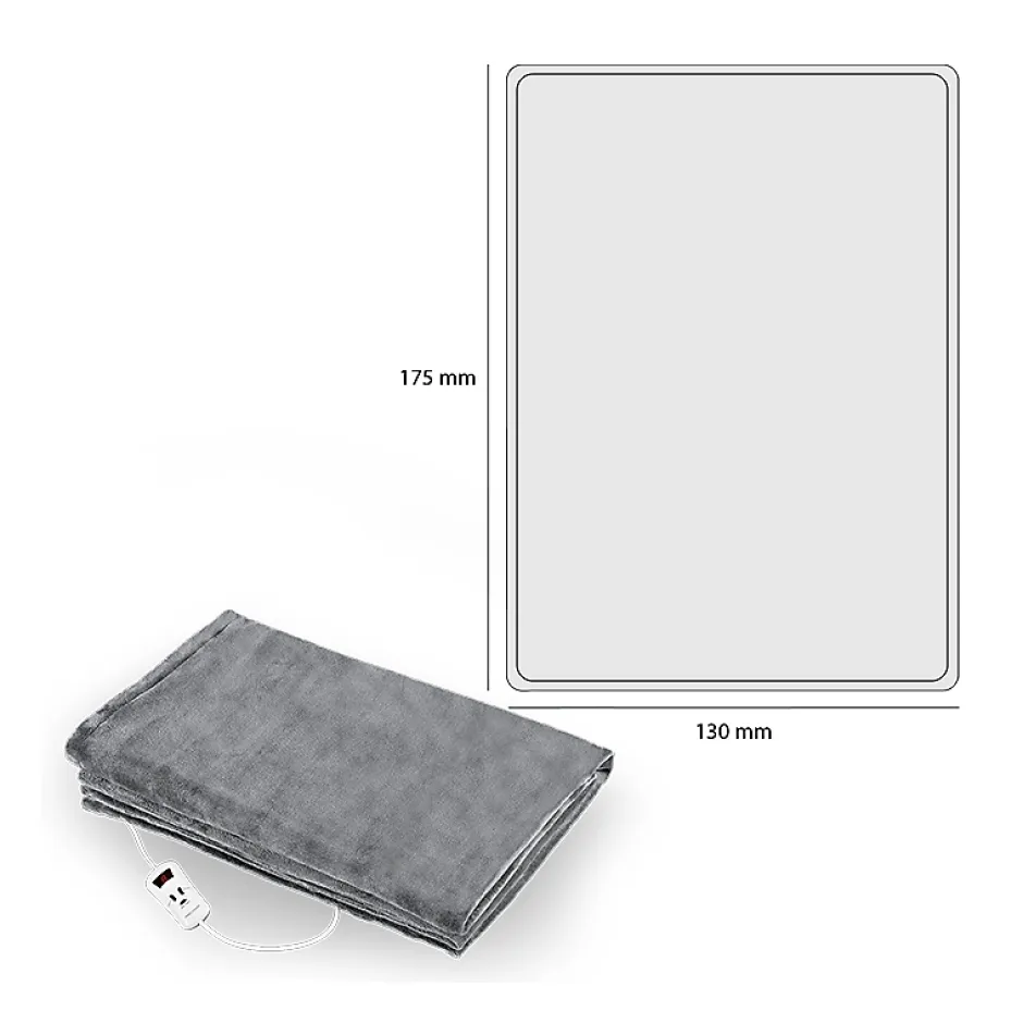 Proficare Couverture chauffante PC-WZD 3061 Gris Discount