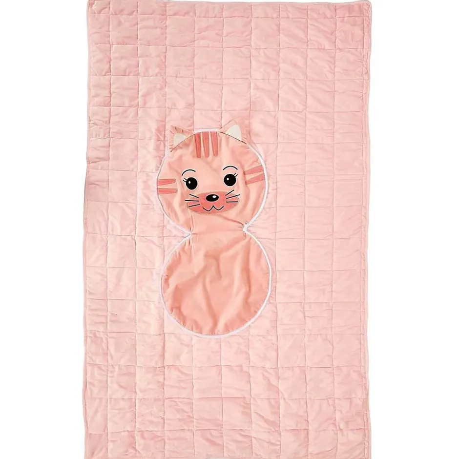 The Home Deco Factory Couverture convertible Chat 110x150
