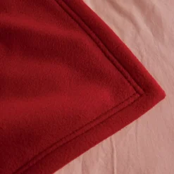 Toison d'Or Couverture en polaire confort (220x240 cm - Terracotta) Hot