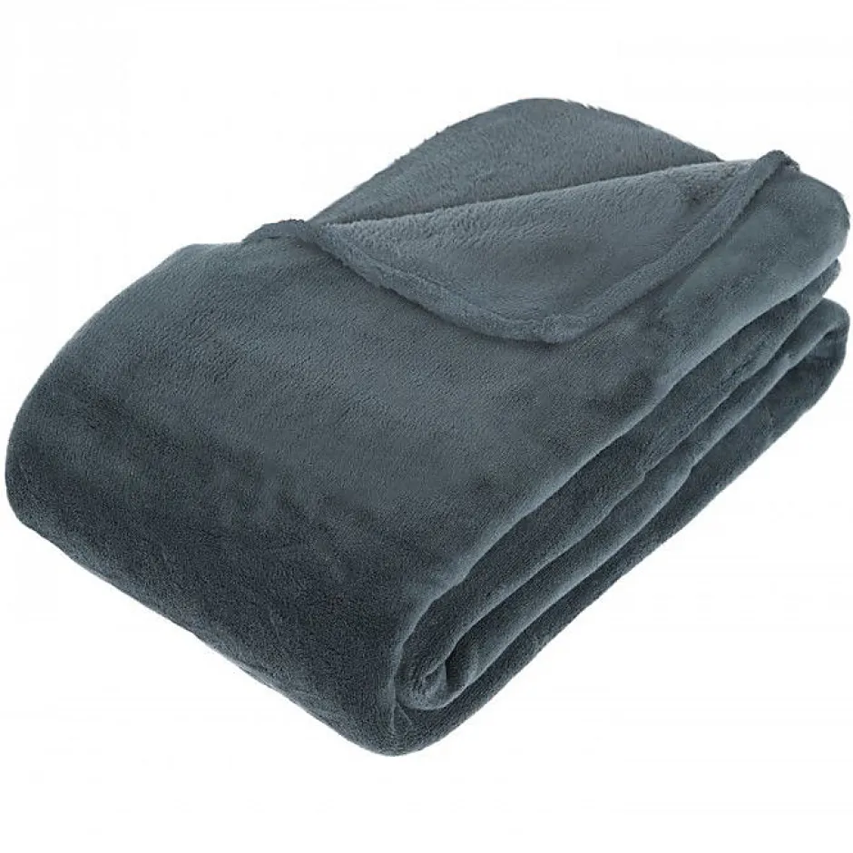 Atmosphera Couverture microfibre 180 x 230 cm - Orage