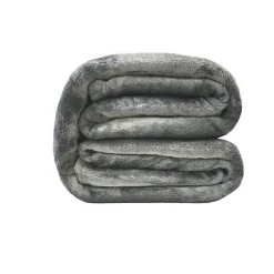 Toison d'Or Couverture microflanelle 220x240 cm gris