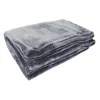 Toison d'Or Couverture microflanelle 180 x 220 cm gris