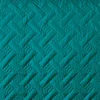 Linder Couverture molletonné surpiquage graphique (230x250 cm - Turquoise) Best