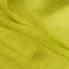 Sacasa Couverture plaid 100% coton vert citron avec franges 130x170cm BITALD - Online