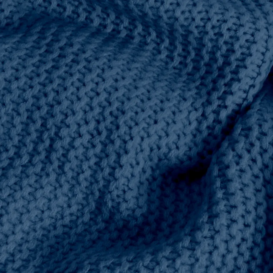 Sacasa Couverture plaid bleu saphir 130x170cm TRICOVA -