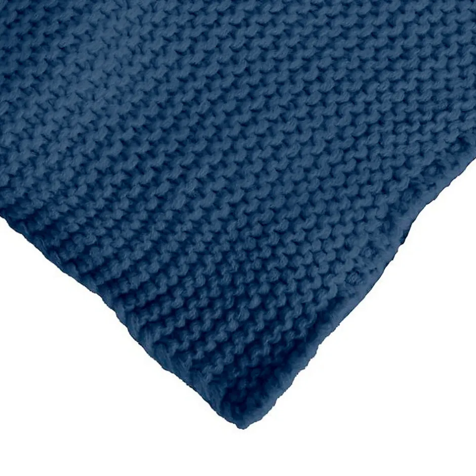 Sacasa Couverture plaid bleu saphir 130x170cm TRICOVA -