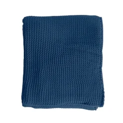 Sacasa Couverture plaid bleu saphir 130x170cm TRICOVA -