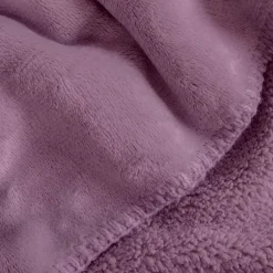 Sacasa Couverture plaid violette 130x170cm SMOOTHY -