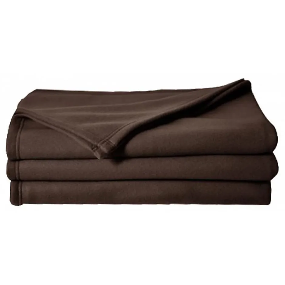 Poyet Motte Couverture polaire 210 x 230 cm chocolat Best