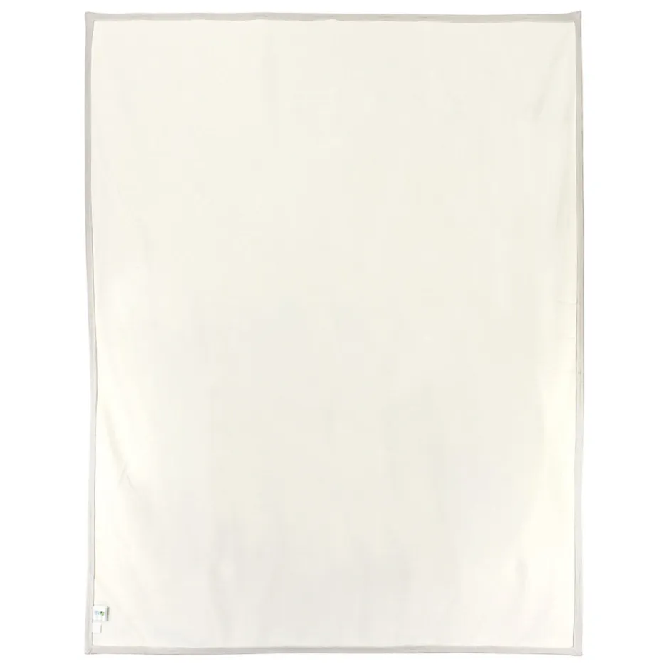 Linnea Couverture polaire luxe 180x220 cm 100% polyester 430g/m2 NARVIK Galet/Naturel