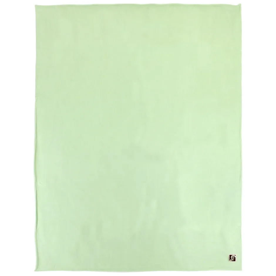 Linnea Couverture polaire luxe 240x260 cm 100% polyester 430g/m2 NARVIK Vert Tilleul