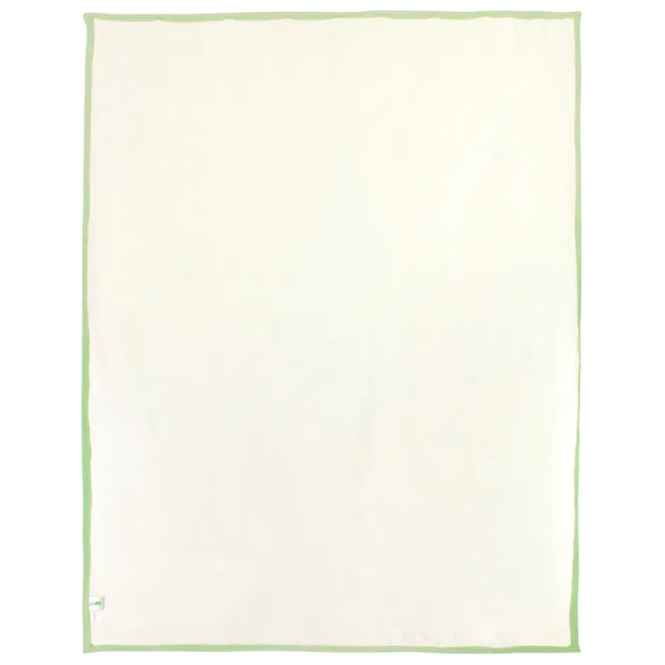 Linnea Couverture polaire luxe 240x260 cm 100% polyester 430g/m2 NARVIK Vert Tilleul