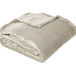 Linnea Couverture polaire microvelours 220x240 cm VELVET Gris Galet Best