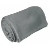 Toison d'Or Couverture polaire "Teddy Non feu - Norme NF EN ISO 12952" toutes dimensions - Teddy Acier - 240 x 300 cm