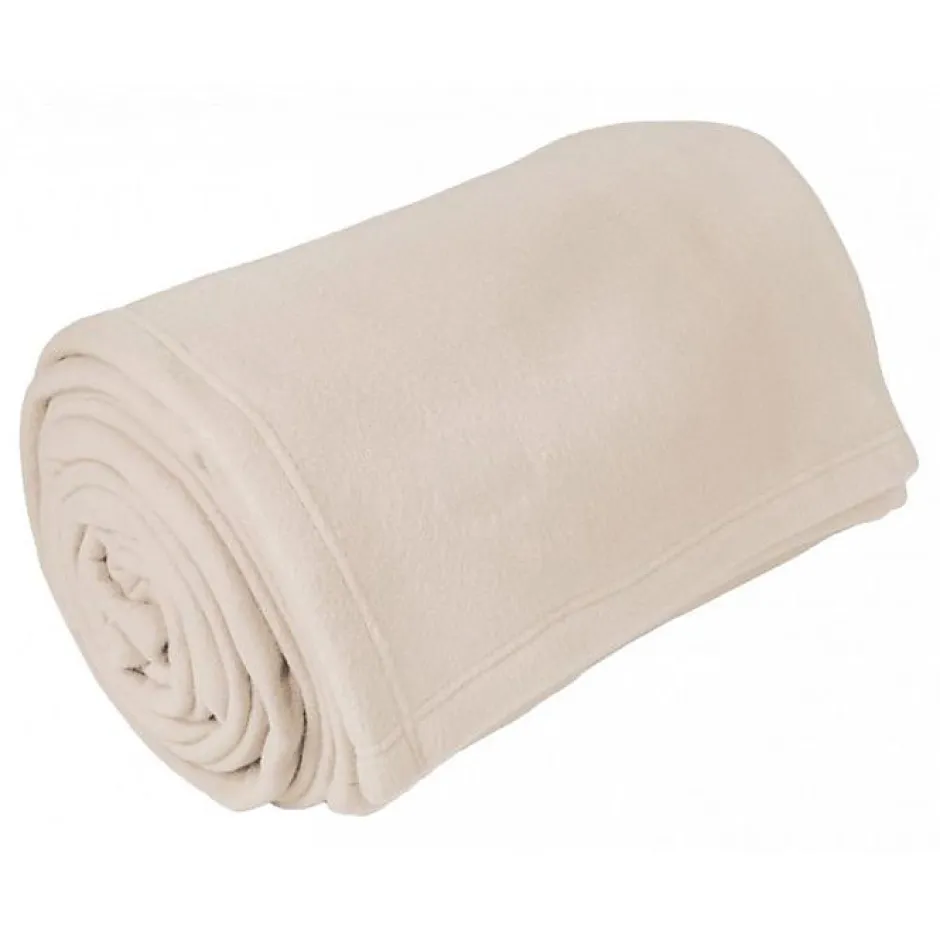 Toison d'Or Couverture polaire "Teddy Non feu - Norme NF EN ISO 12952" toutes dimensions - Teddy Naturel - 220 x 240 cm Hot